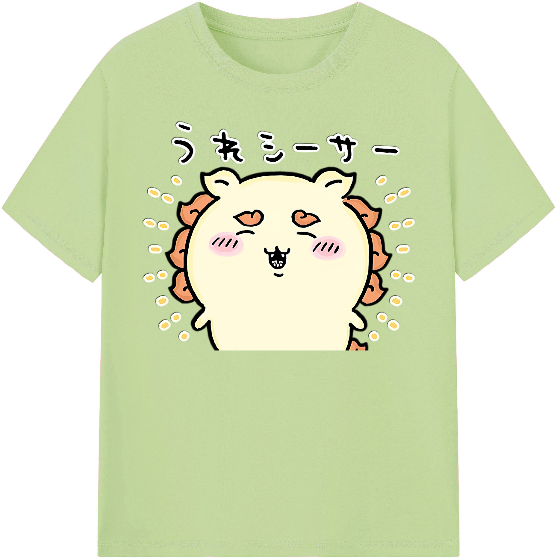 （画像用） ちいかわ シーサー Chii-kawa Shisa 綿100％半袖Tシャツ（フロントプリント）